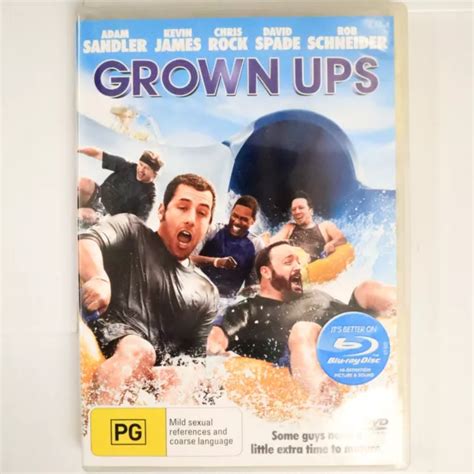 Grown Ups Dvd Adam Sandler Salma Hayek Kevin James Comedy