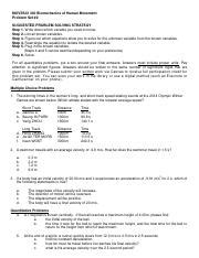 MVS330 F16 Problem Set 2 Pdf MOVESCI 330 Biomechanics Of Human