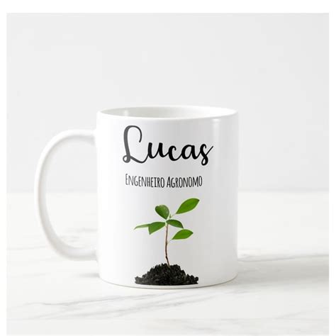 Caneca Personalizada Agronomia Profissão Engenheiro Agrônomo