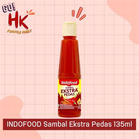 Jual Indofood Sambal Ekstra Pedas 135ml Saus Cabe Cabai Extra Abc Mc