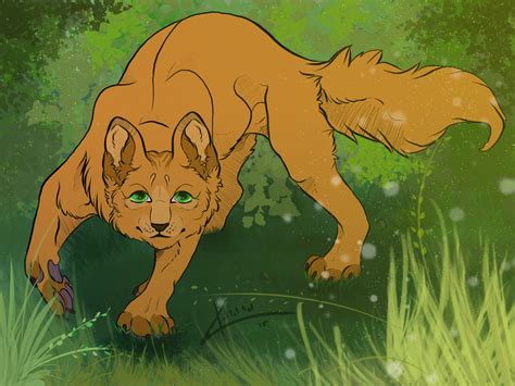 Fanart Warrior Cats Firestar By Katanain On Deviantart