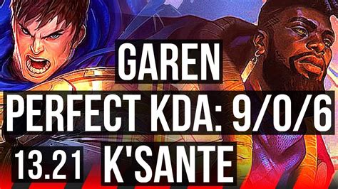 GAREN Vs K SANTE TOP 9 0 6 Legendary 300 Games KR Master 13