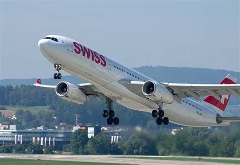 HD wallpaper: Swiss airline about to take off, airbus a330, swiss ...