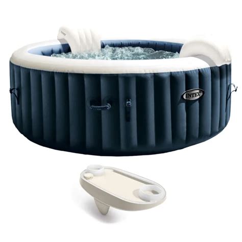 Intex Purespa Plus Portable Inflatable Hot Tub X With Phone Spa Tray Eur