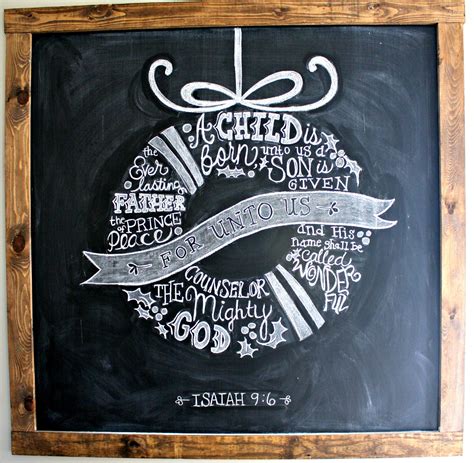 Christmas Chalkboard The Lilypad Cottage