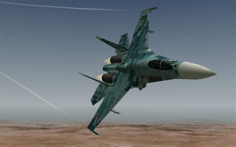 Modernized Digital Russian Air Force Su Flanker B Addon Ace Combat