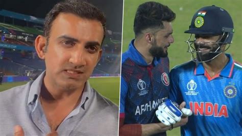 Gautam Gambhir Reacts After Virat Kohli And Naveen Ul Haq Bury The