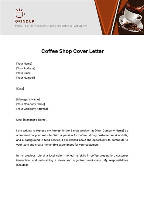 FREE Coffee Shop Templates & Examples - Download in Word, Google Docs