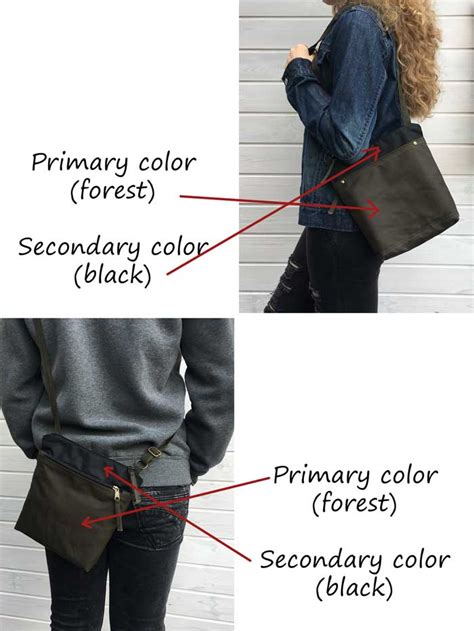 Black Forest Waxed Canvas Crossbody Bag Aris Bags