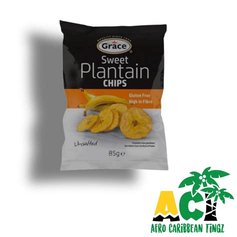 Grace Sweet Plantain Chips 85g Afro Caribbean Tingz