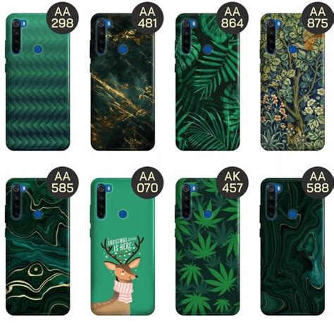 Etui Do Xiaomi Redmi Note T Wzory Zielone Grassy Green Obudowa