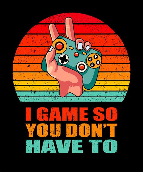 Retro Gaming Gamer - Vintage Video Games Digital Art by Crazy Squirrel ...