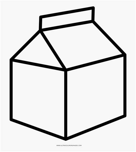 Milk Carton Coloring Page , Free Transparent Clipart - ClipartKey