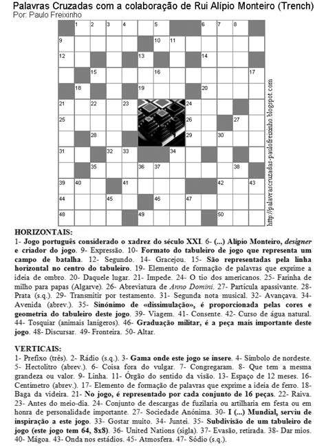 Palavras Cruzadas Paulo Freixinho Parceria Rui Al Pio Monteiro