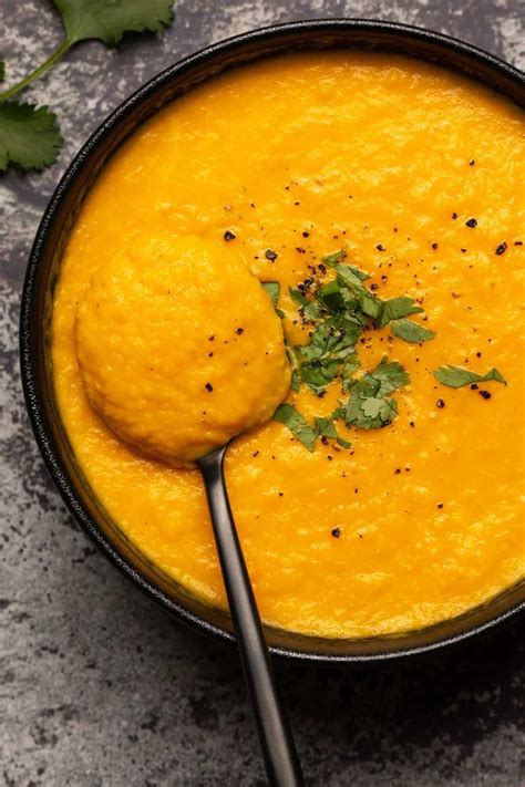 The Best Ever Creamy Vegan Carrot Ginger Soup This Light And