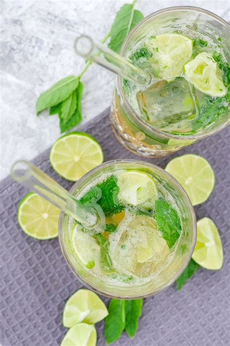 Alkoholfreier Cocktail Mit Ginger Ale Samtinkjaslike