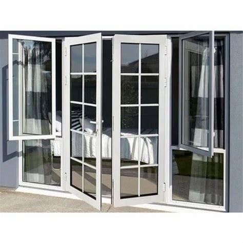 Swing Interior Upvc Casement Doors Clear Glass Glass Thickness Mm