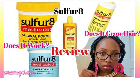 Sulfur8 Review Sulfur8 Light And Original Grease Sulfur8 Moisturizing Lotion And Shampoo Youtube