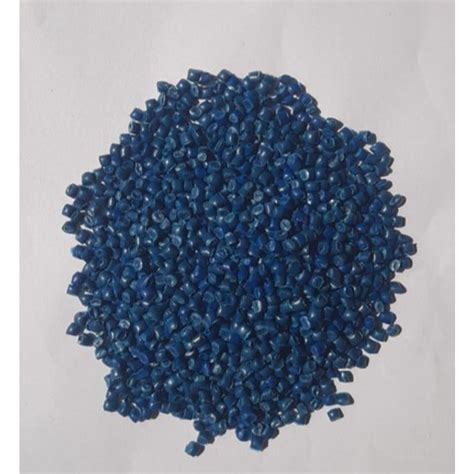 Solid Blue Reprocessed Hdpe Granules For Blow Moulding Kg M At