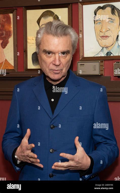 New York Ny Usa 29th Jan 2020 David Byrne Inside For David Byrne