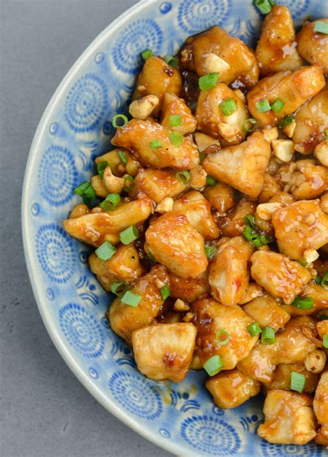 Spicy Kung Pao Chicken Keto Low Carb Option Recipe Maebells