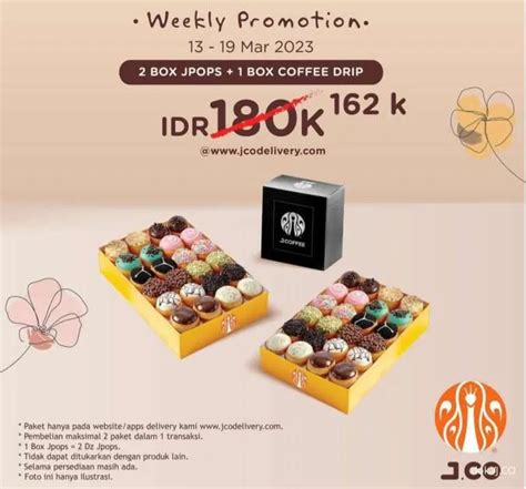 Promo J CO Edisi 13 19 Maret 2023 Diskon Jpops Dan Jcoffee Drip Jadi