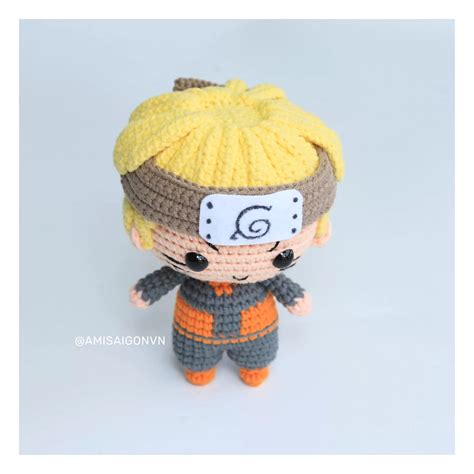 Naruto Doll Amigurumi Crochet Pattern Amigurumi Tutorial Pdf In