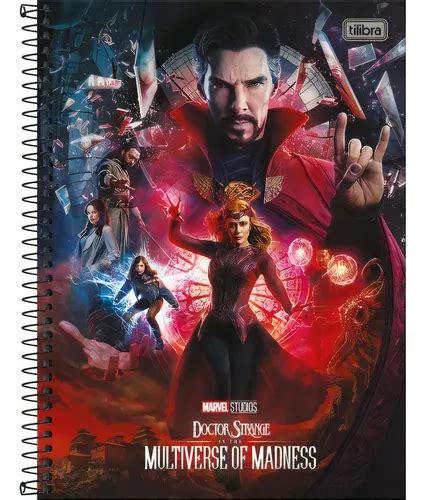 Cuaderno Doctor Strange Con Materiales Tapa Variada Tilibra