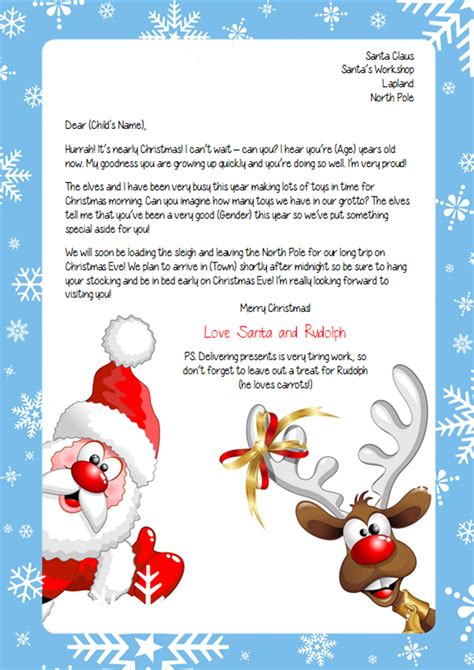 Personalised Letter From Santa