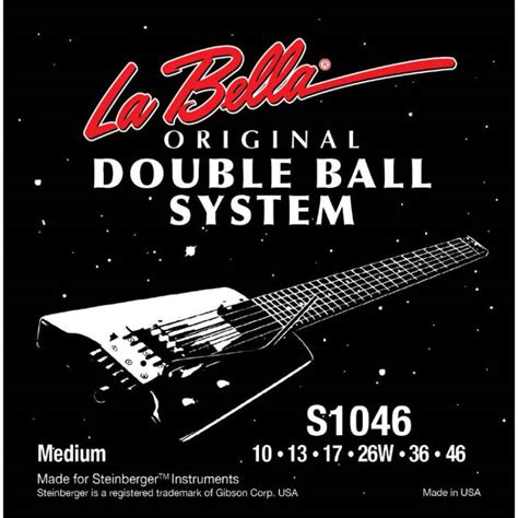 Струны для электрогитары La Bella S1046 Double Ball Steinberger Regular ...