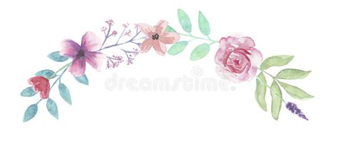 Watercolor Flower Garland At Getdrawings Free Download