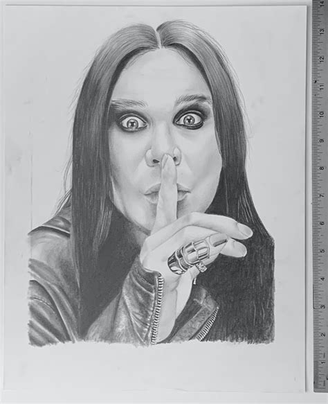 Wednesday Addams Jenna Ortega Original Drawing Pencil On Paper Signed