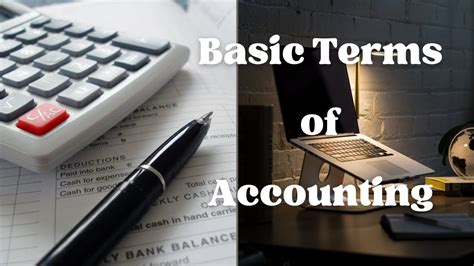 Accounting Terms Basic Accounting Accounts Class 11 Youtube