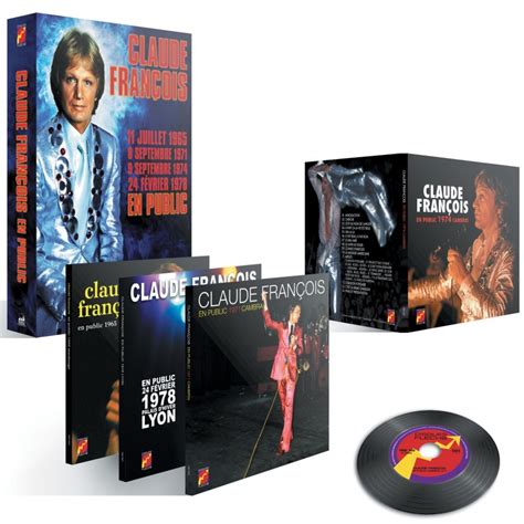 Coffret Claude François En Public