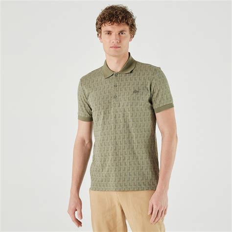 Lacoste Erkek Regular Fit Desenli Beyaz Polo Ph H Lacoste