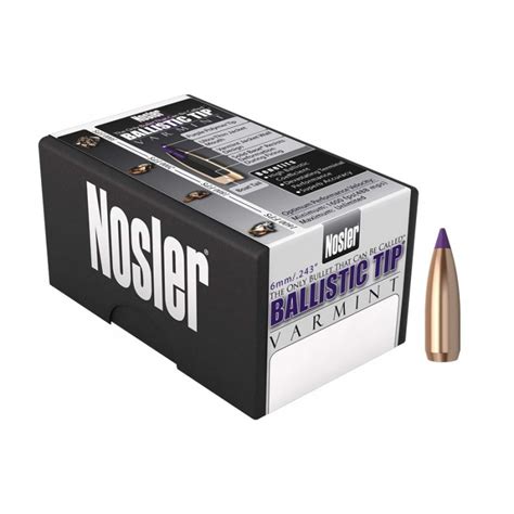 Nosler Gr Mm Ballistic Tip Varmint Bullet Spitzer Pack