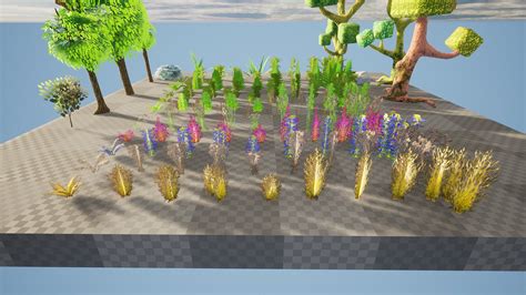 Stylized Nature Pack 140 Variations In Props Ue Marketplace