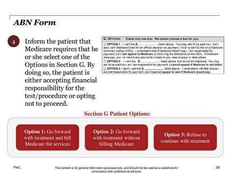 Appropriate Use Of The Advance Beneficiary Notice Abn Ppt Download