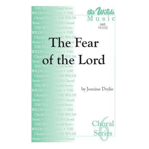 The Fear Of The Lord Sab By Mac Lynch Jeanine Drylie The Wilds