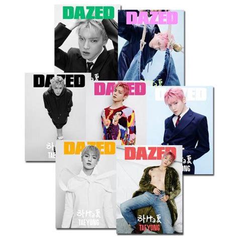 韓国女性雑誌 Dazed＆confused Korea デイズド＆コンフューズド・コリア 2024年 8月号 Nctテヨン表紙7種セット