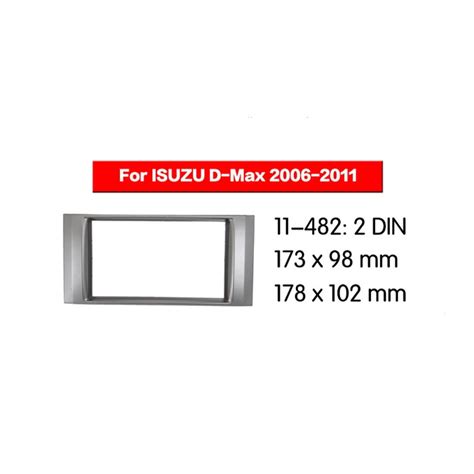 Jual Pnp Frame Head Unit 7 Inch Isuzu Dmax 2006 2011 Silver Shopee