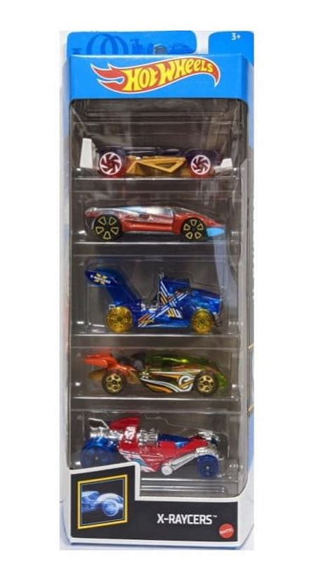 Hot Wheels 5 Pack Set X Raycers Collectible T Set