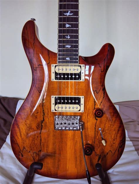 My New Prs Se Custom 24 With Spalted Maple Finish Rguitars