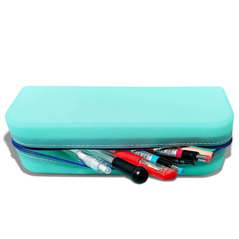 Stand Up Multi Functional Pencil Case Silicone Pencil Cases For Girls