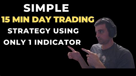 Simple Day Trading Strategy That Works Using Only 1 Indicator On A 15