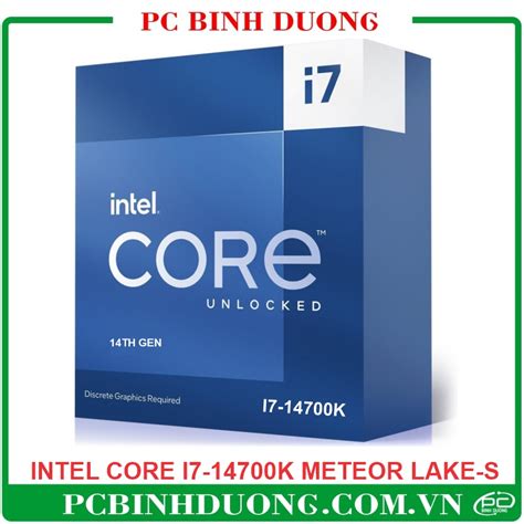 Cpu Intel Core I7 14700k Meteor Lake