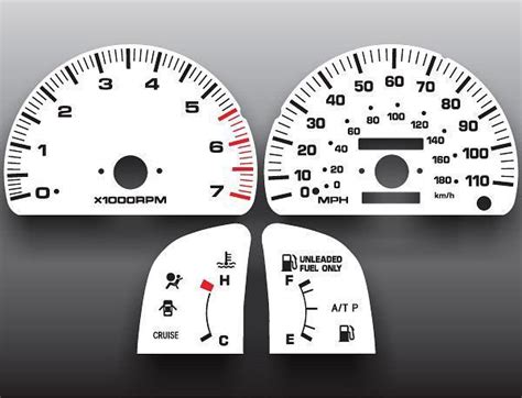 Automotive Chevrolet Monte Carlo Metric Kmh Instrument