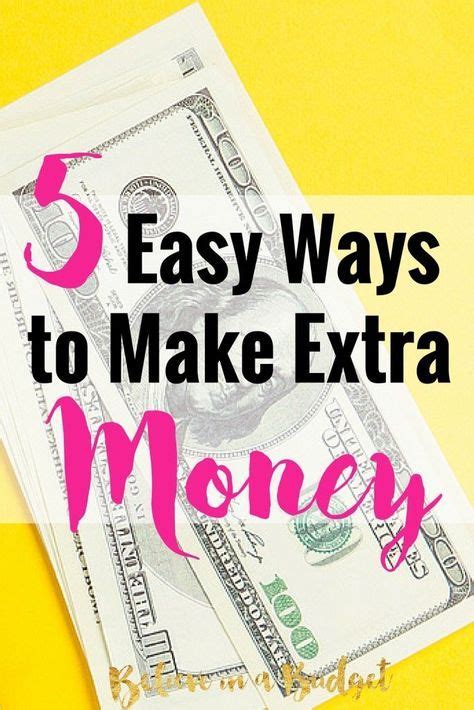 5 Easy Ways You Can Make Money Today Make Money Today How To Make