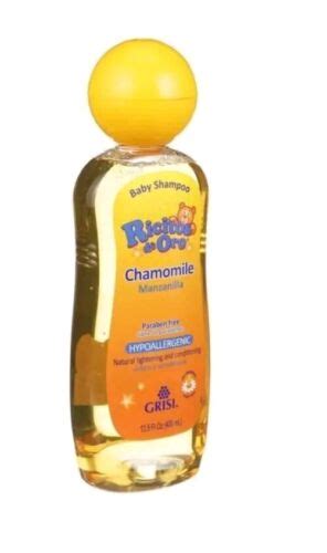 Ricitos De Oro Tear Free Baby Shampoo Manzanilla Chamomile Paraben Free