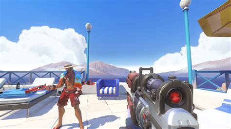 Airborn Studios Overwatch Summer Games Widowmaker Gun Côte Dazur